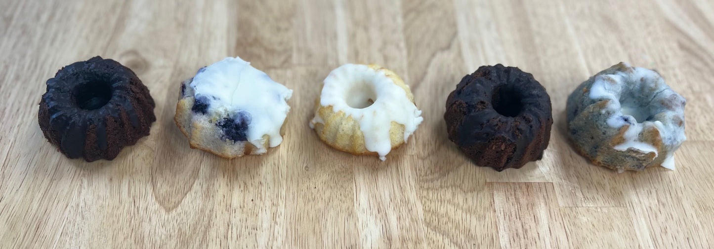 Orange Mini Bundt Cakes (4 Dozen)