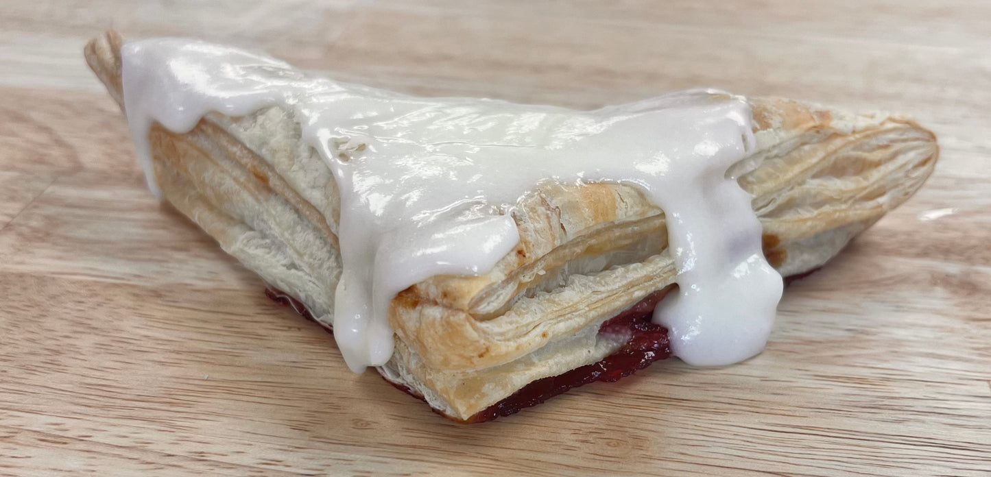 Raspberry Turnovers with Vanilla Icing (4 Dozen)