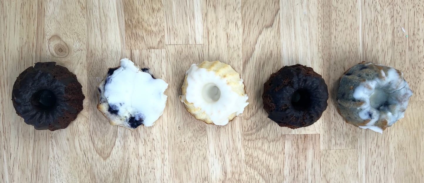 Mint Chocolate Mini Bundt Cakes (4 Dozen)