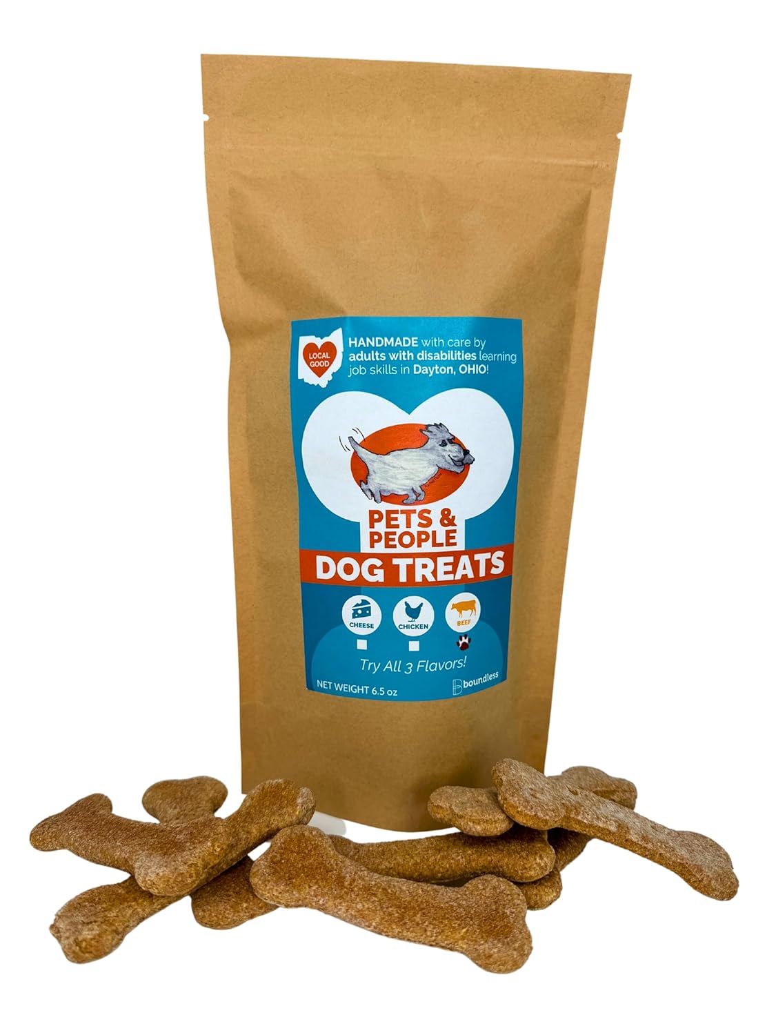 Pets & People Dog Treats (increments of 8 bags)
