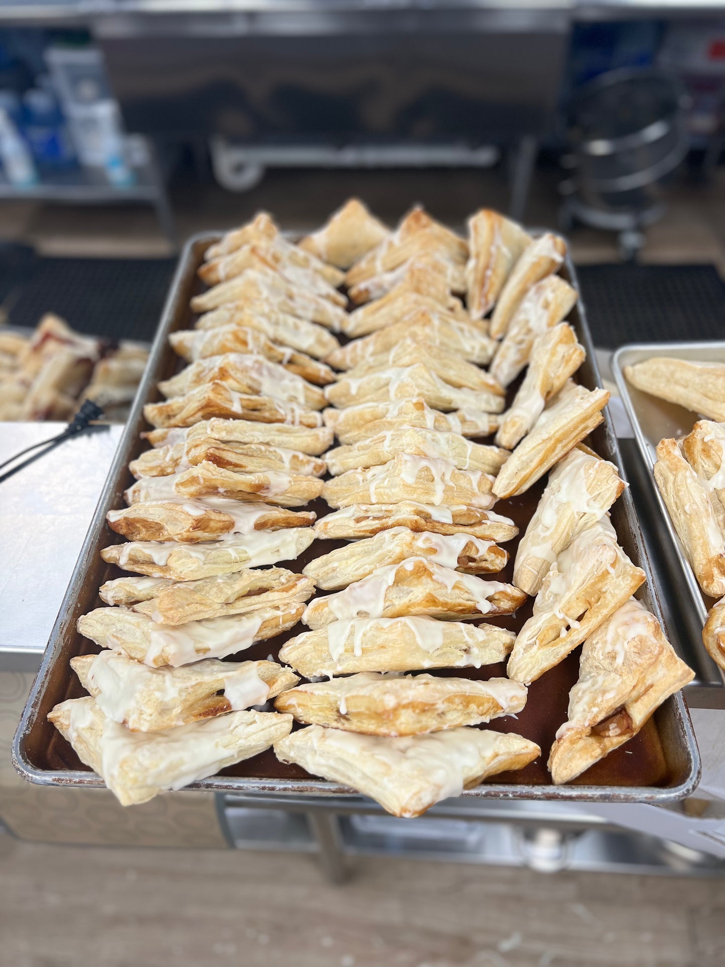 Blueberry Turnovers with Vanilla Icing (4 Dozen)