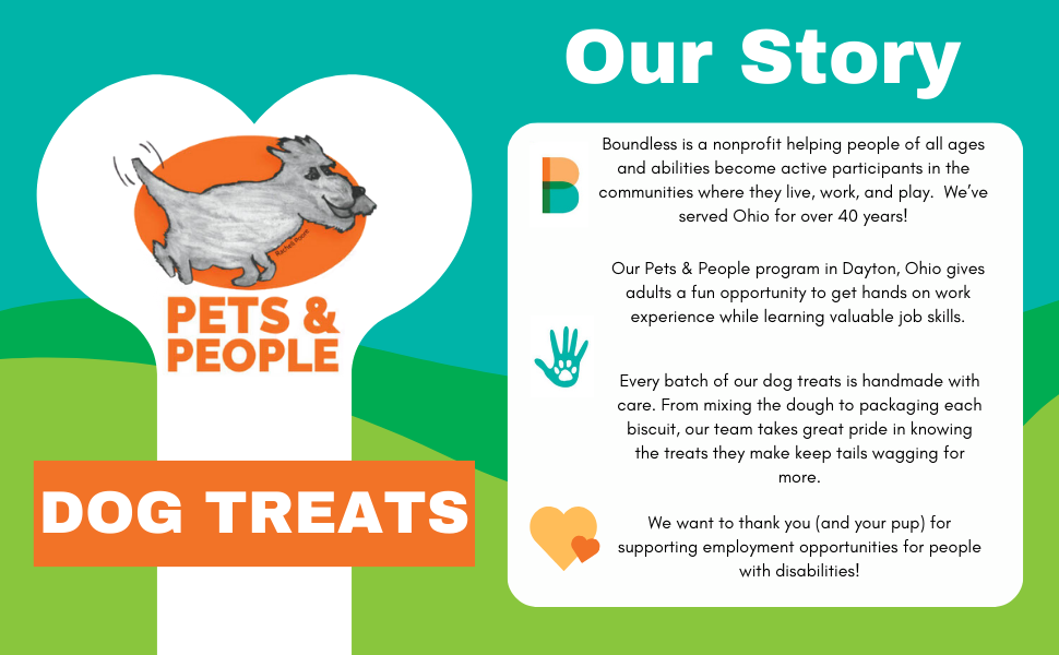 Pets & People Dog Treats (increments of 8 bags)